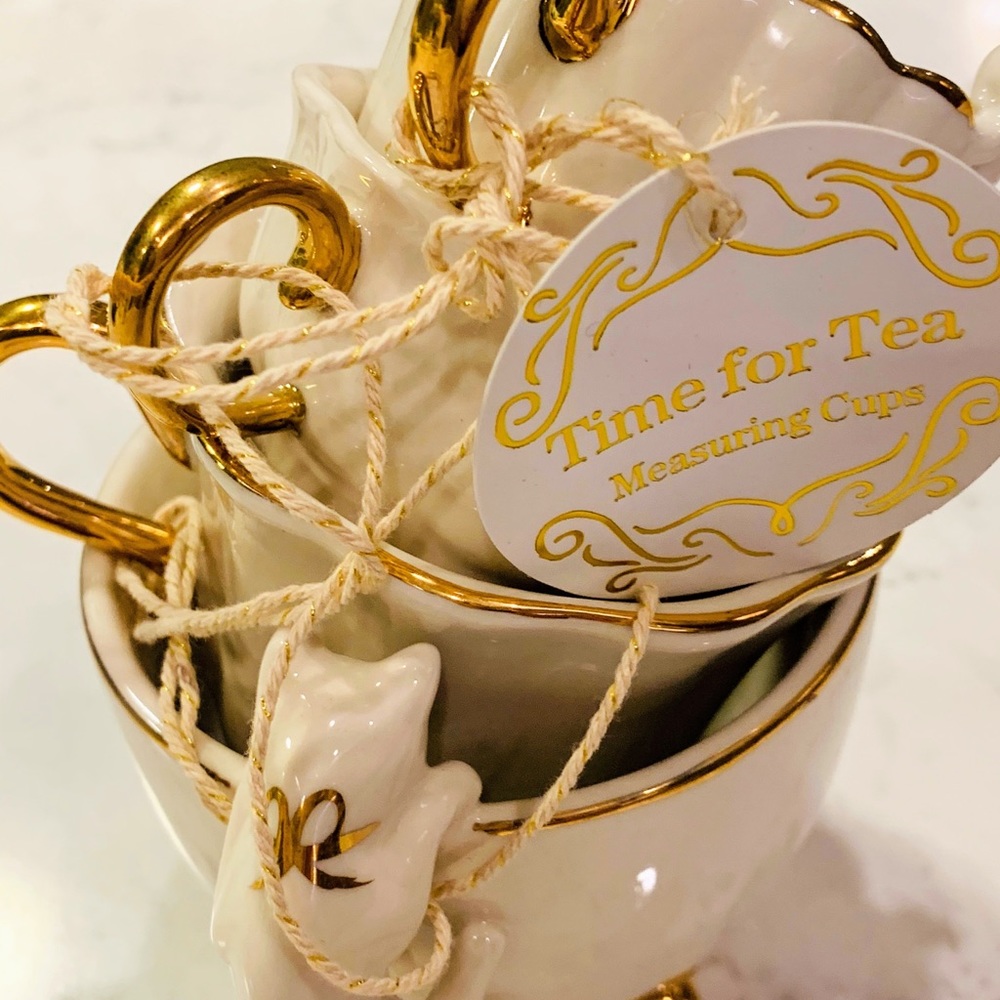 Anthropologie “Time For Tea” NWT Measuring Cups